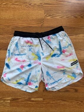 Legends Luka Men's White Tie-Dye Athletic Shorts 7” Liner